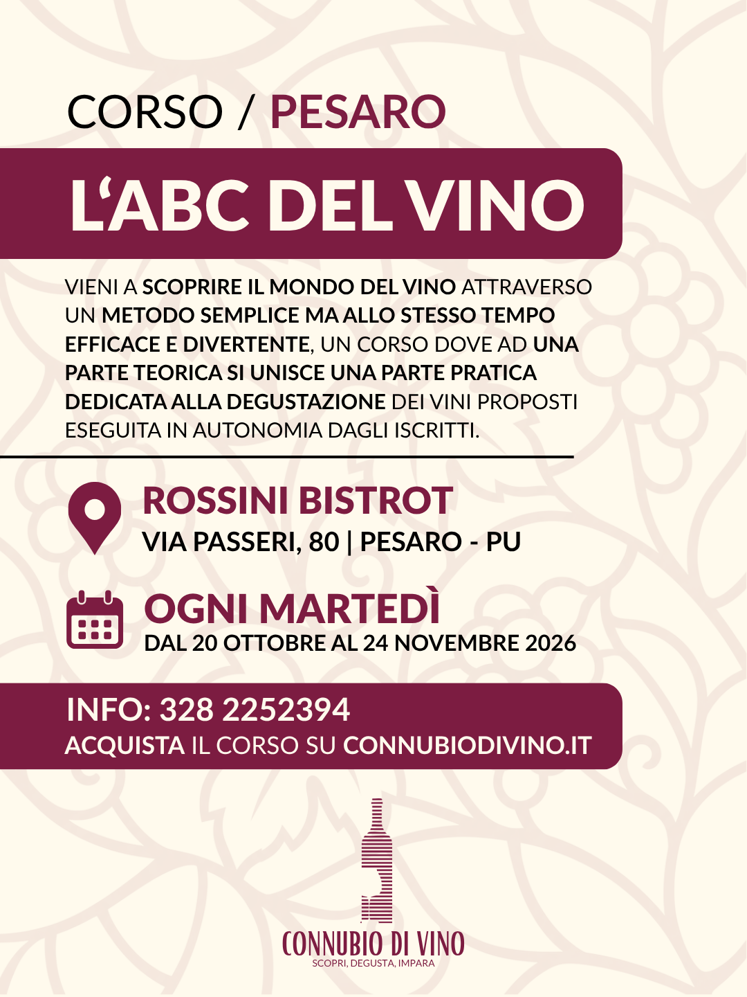 CORSO / L'ABC del VINO - 2026