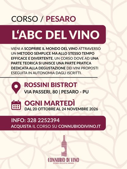 CORSO / L'ABC del VINO - 2026