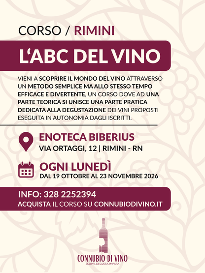 CORSO / L'ABC del VINO - 2026