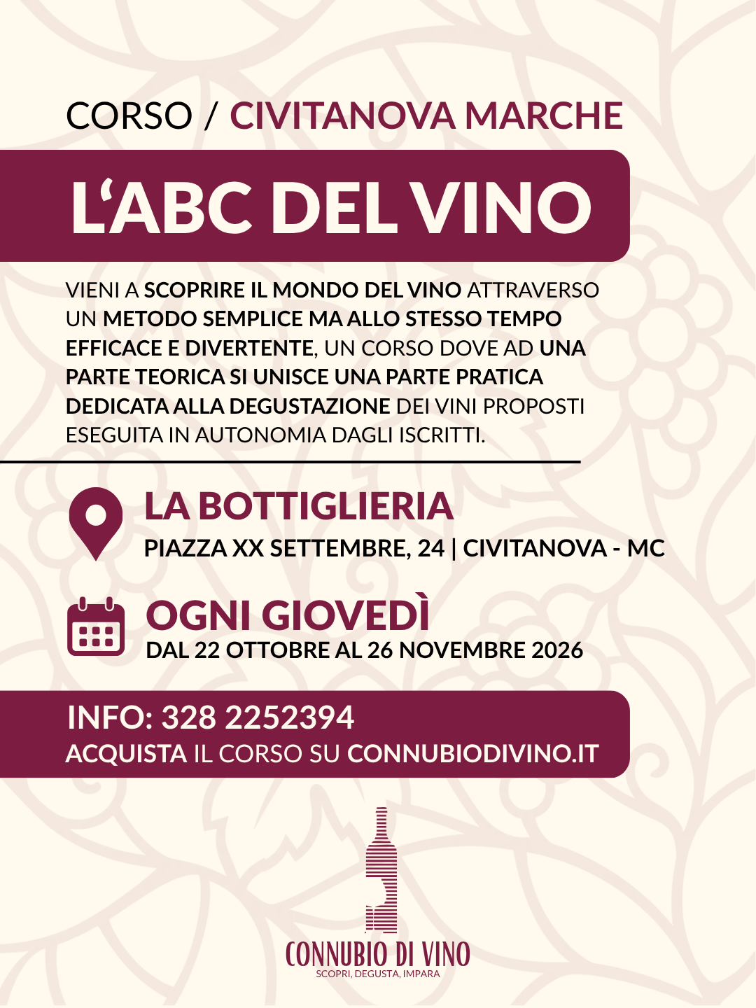 CORSO / L'ABC del VINO - 2026