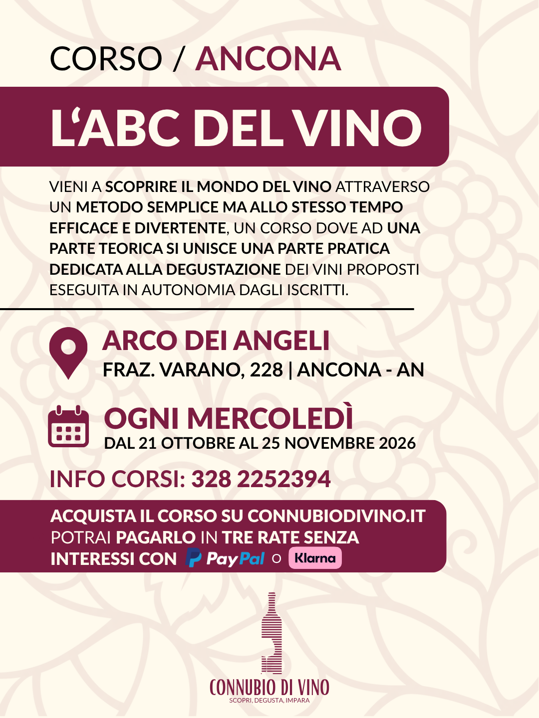 CORSO / L'ABC del VINO - 2026