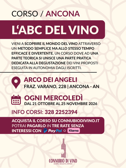 CORSO / L'ABC del VINO - 2026